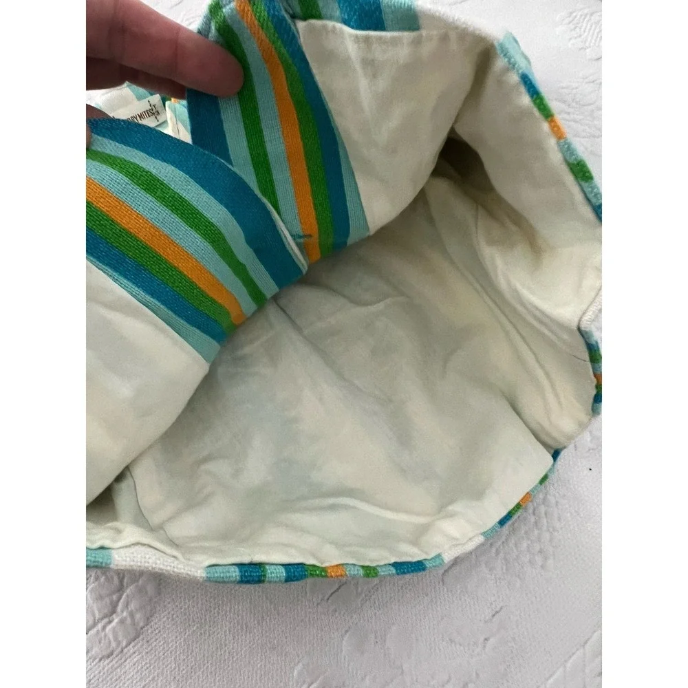 Vintage 1960's  Merry Mites 3T Set Jacket Blue Green Orange Strip Shorts Wedding